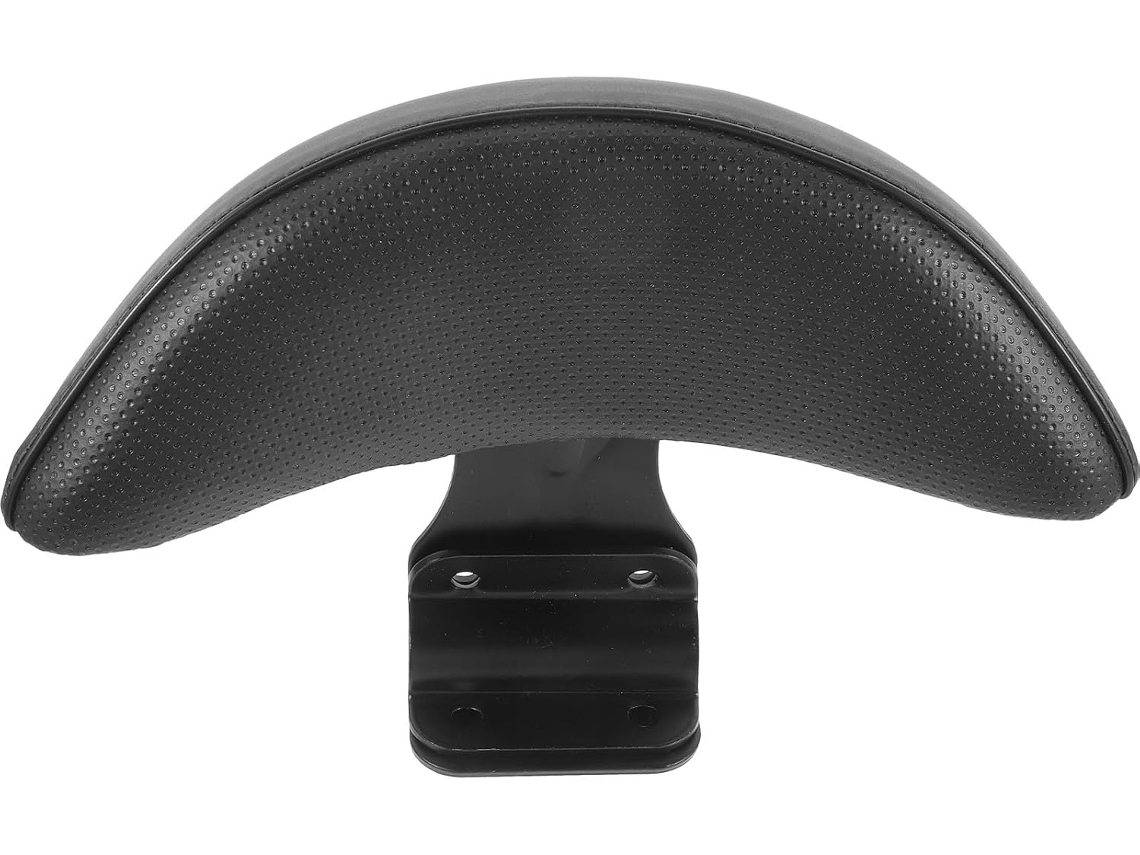 Encosto Ergonômico Em Couro E Espuma Para Suporte Lombar.