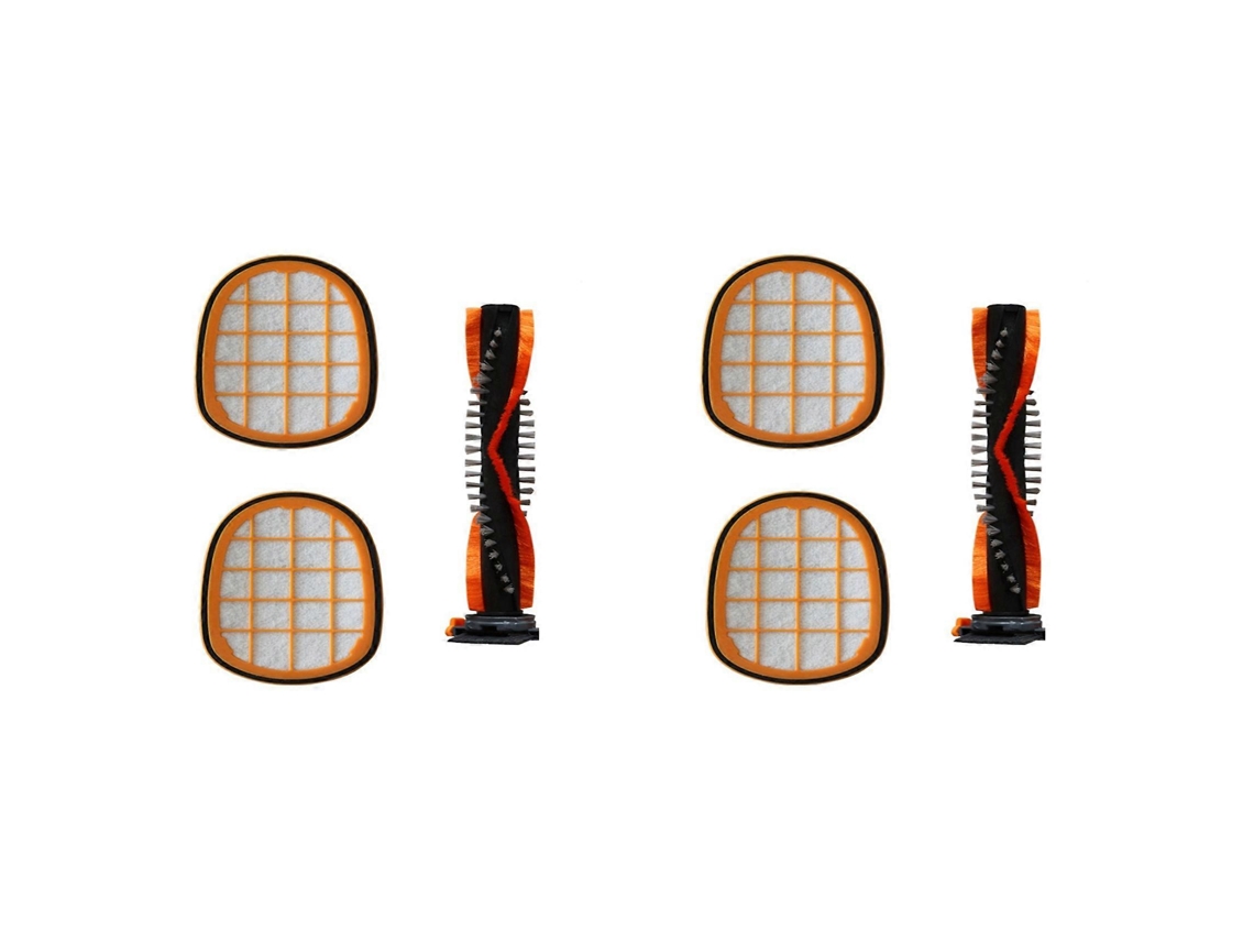 Conjunto De 6 Escovas Rotativas Com Filtro Hepa Compatíveis Com Os Aspiradores De Pó Philips Fc6822, Fc6823, Fc6827, Fc6908, Fc6906 E Fc6904._glo