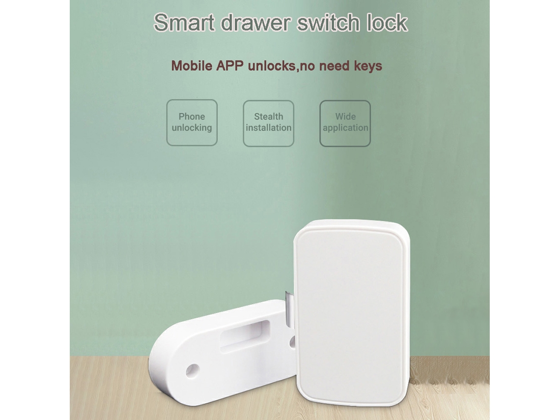 Laxiscreed Fecho Inteligente Bluetooth Para Armários, Compatível Com Controlo Remoto E Multiusuários