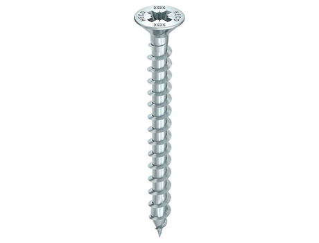 Parafuso Topix Plus Rosca Total 4 X 25 Cabeça Pz Zincado Prateado Caixa com 1000 60401 HECO