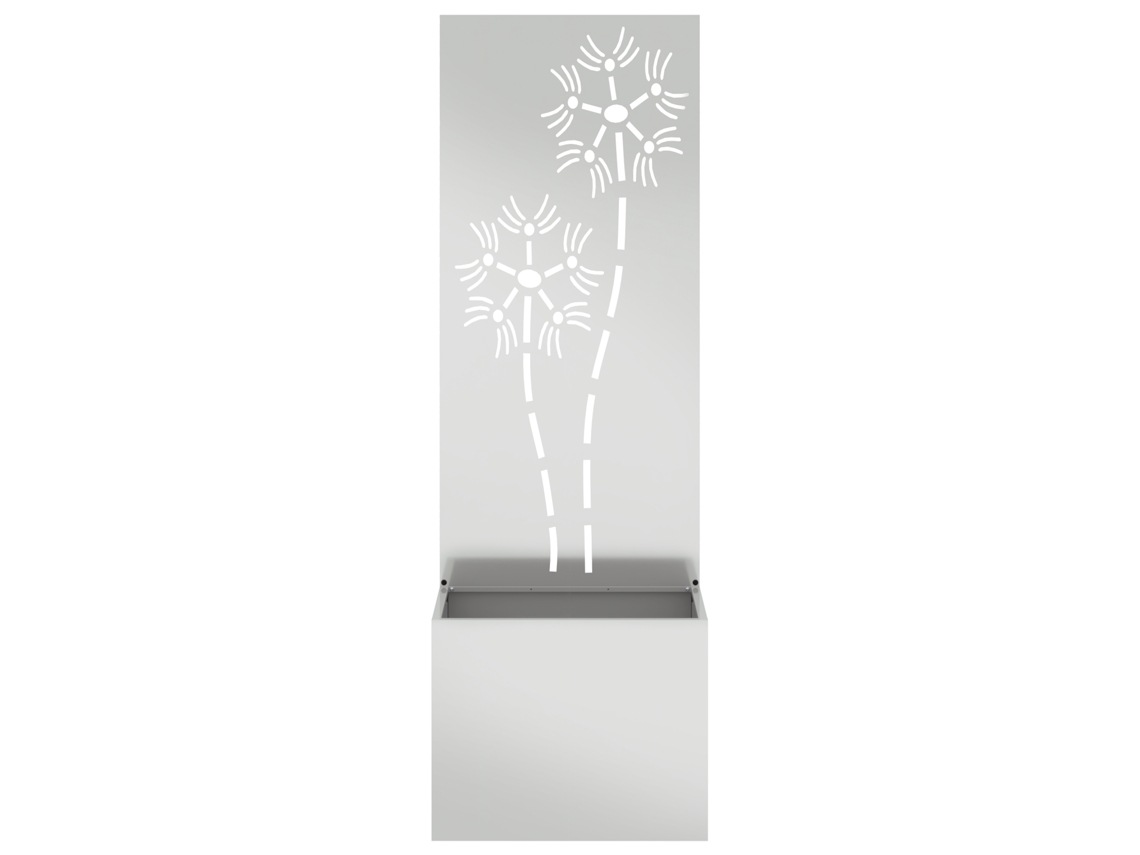 Conjunto 1 Tela De Jardim Vidaxl Prateado Aço (50 X 32 X 150 Cm)