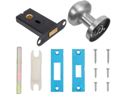 Conjunto De Maçanetas Inoomp Para Portas Passagem Em Aço Inoxidável 5cm Espessura Com Design Invisível E Fácil