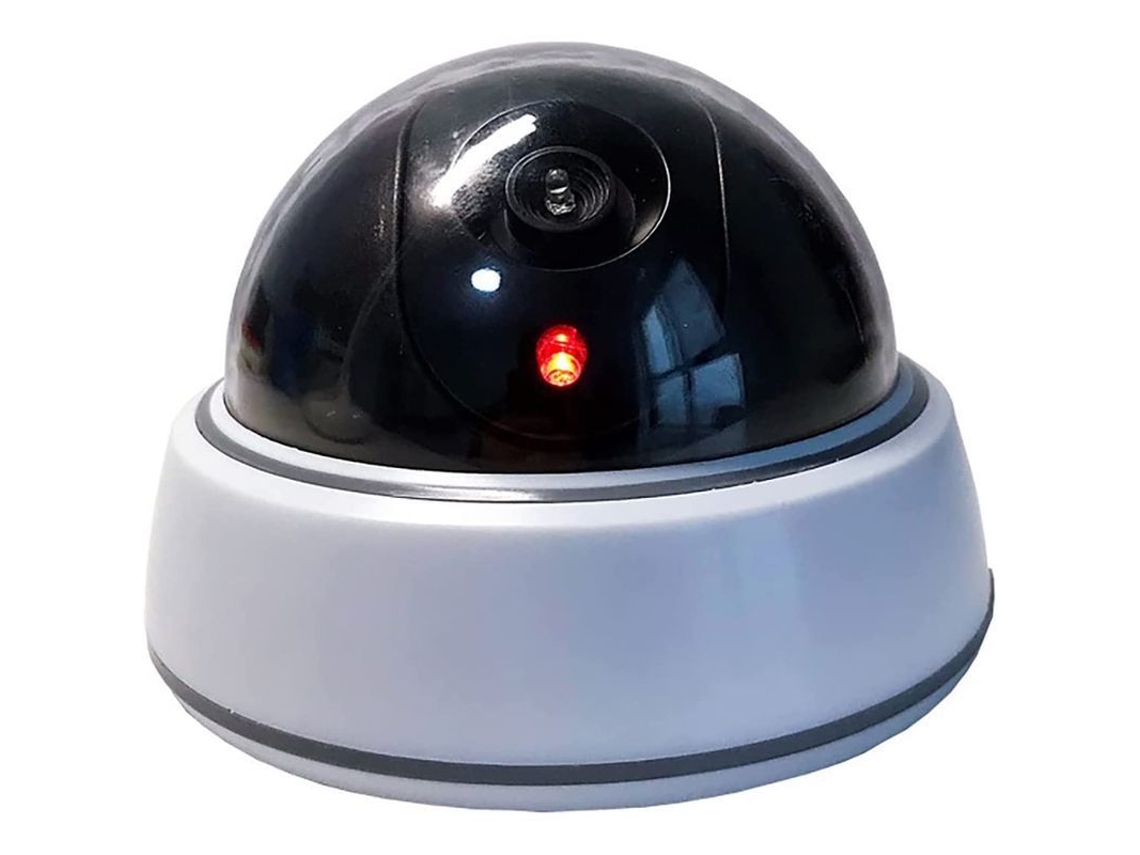 Nova Line câmera de Segurança Falsa com Led Vermelho Piscante, Simulação de Sistema de Vigilância Hemisférica