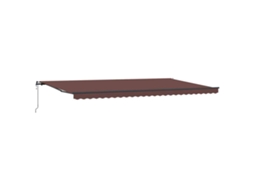 Toldo Retrátil Automático 600x300 Cm Castanho MAISON EXCLUSIVE