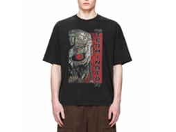 Rockinstone Terminator Movie Comic Illustration Black Adult T-shirt Size:xxl