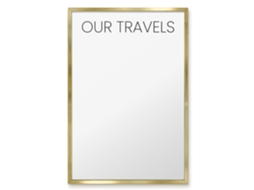Magnetic Glass Board Our Travels For The Hall Espelharte (40x60 Cm)