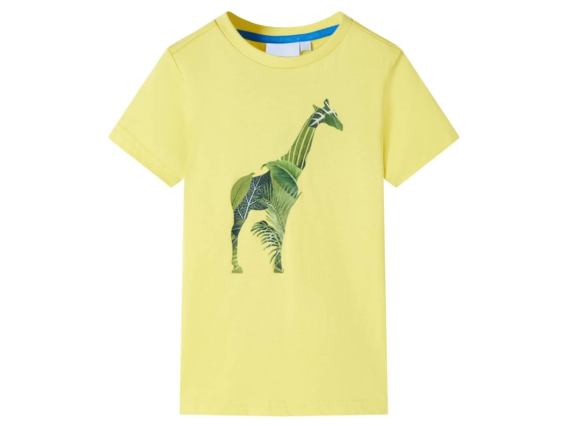 T-shirt De Criança Amarelo 116