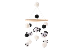 Móbile para Berço Infantil, Carrinho de Bebê, Chocalho Relaxantecama Panda Móvel CHENNNLS