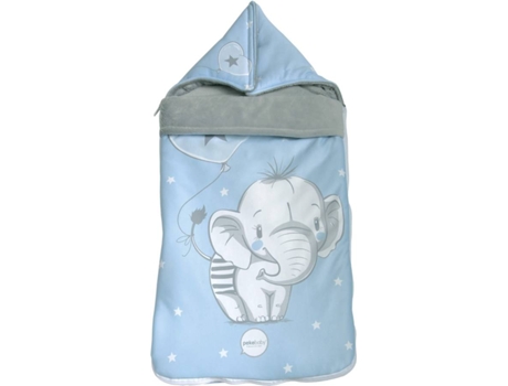 Saco  Cuco Polar Elefante Azul