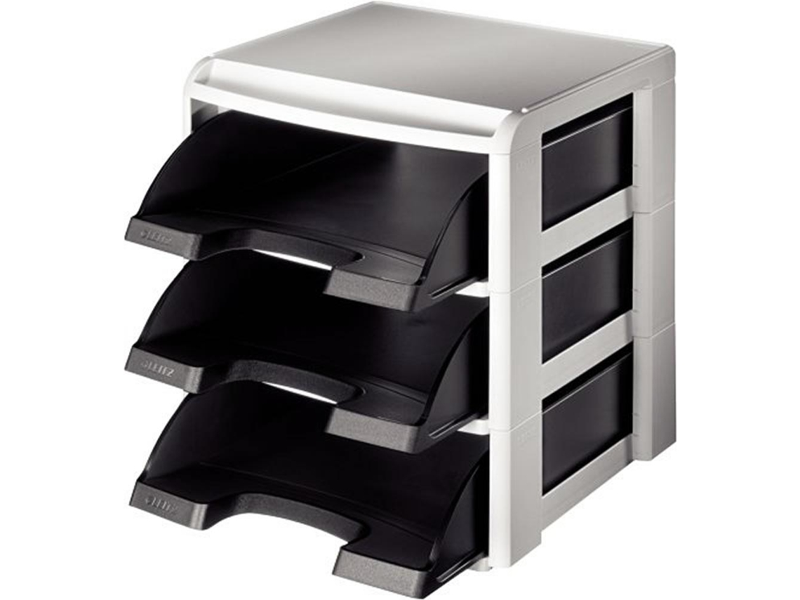 Módulo de 3 Tabuleiros Leitz Std Completo Preto