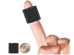 Gravador de Voz de 16 Gb Gravador Ativado Por Voz com Capacidade de Gravação de 1924 Horas Bateria de 24 Horas Preto