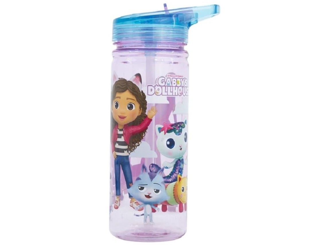 Bolsa de Água 580ml - Ecozen - Água - Livre de BPA - Para Crianças - Ilustração da Casa de Bonecas da Gabby - Segura e Fácil de Encher
