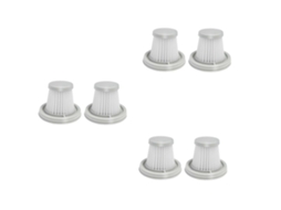 Conjunto De 6 Filtros Hepa Para Aspirador De Pó Portátil Xiaomi Mijia, Para Uso Doméstico E Automotivo, Mini Aspirador Sem Fio, Lavável, Peças D_glo