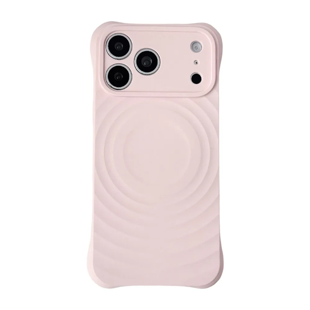 (rosa, Iphone 17) Capa Para Celular Com Carregamento Magnético, Feita De Silicone Líquido, Capa Protetora À Prova De Quedas.