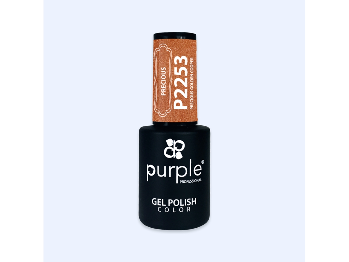 Verniz Gel Purple Precious Golden Cooper P2253