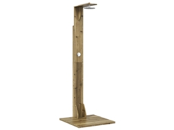 Conjunto 1 Chuveiro Externo Vidaxl Castanho Madeira De Pinho Impregnada (75 X 76 X 214,5 Cm)