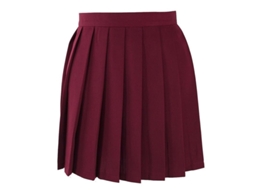 2026 falda de Tenis Plisada para Niñas Mystdiy de Poliéster Y Algodón Talla Corta Estampado Liso