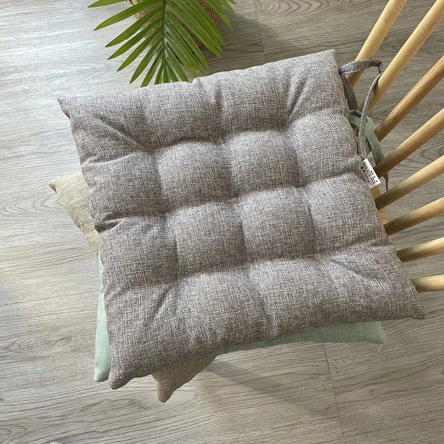 Assento Almofadado 45x45cm Lavável Pack 4 Cadeira Macio