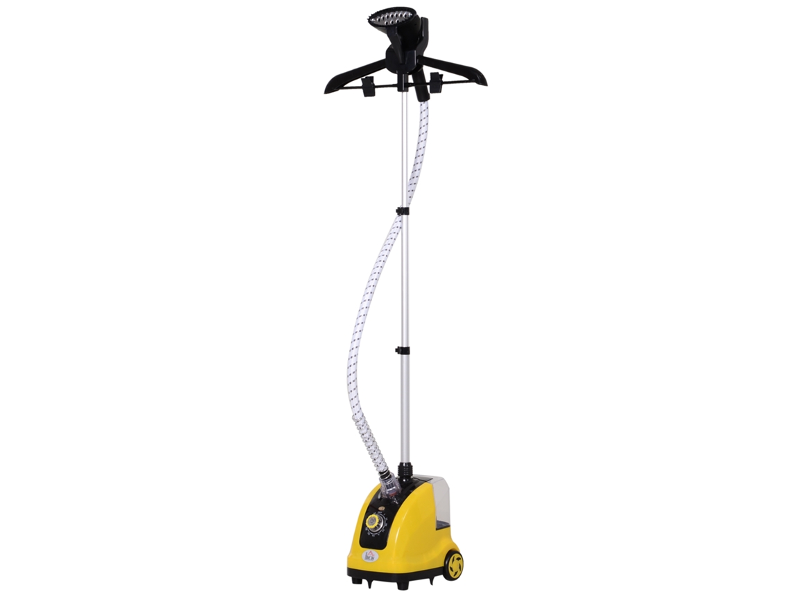 Ferro a Vapor Vertical de 1950 W, 1,4 L, com Haste Extensível e 2 Rodas ZENCORE SERVICES