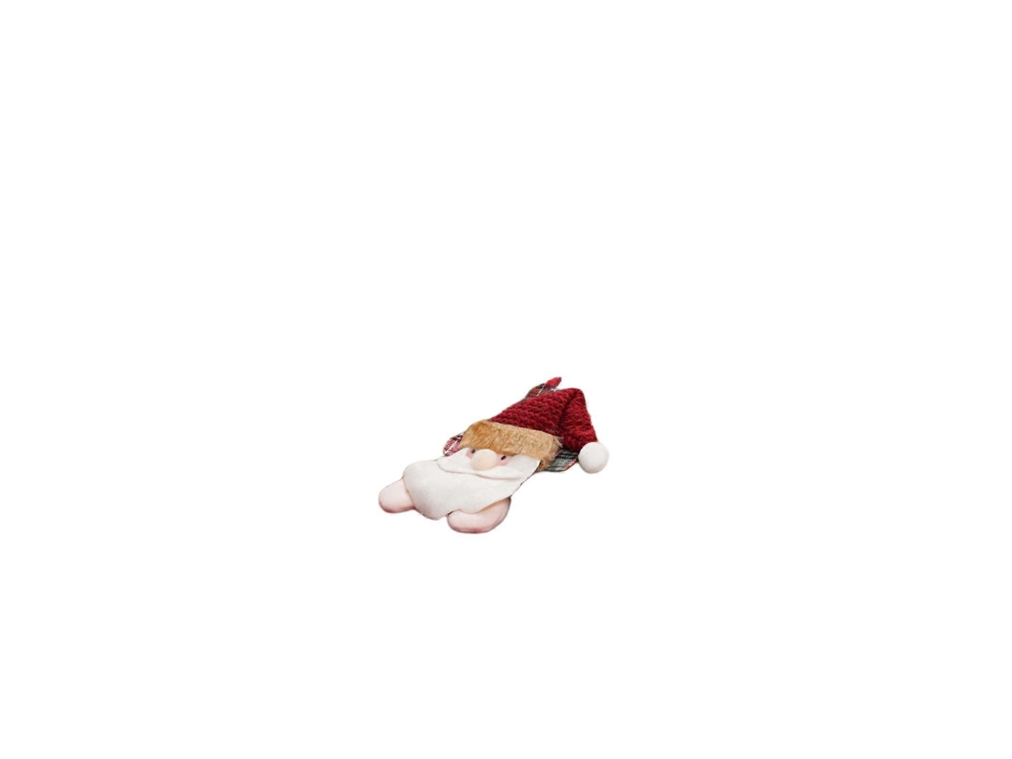 Saia De Árvore De Natal De Linho De 90 Cm Com Tema De Papai Noel, Ecológica E Durável. Loja Olysi