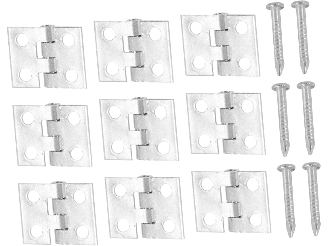 100 Mini Dobradiças Para Caixa De Madeira, Acessórios Práticos
