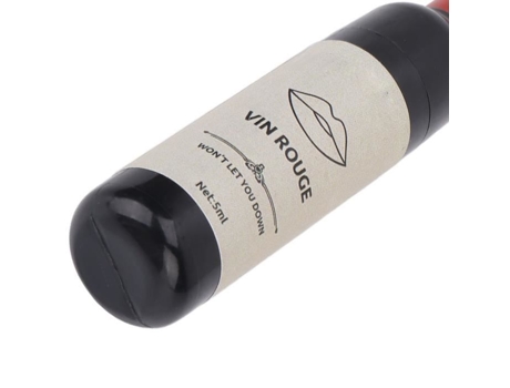 Lex Batom Tinta Para Lábios Forma De Garrafa De Vinho Tinta Para Lábios Hidratante Alta Higiene Vermelho Qqmora