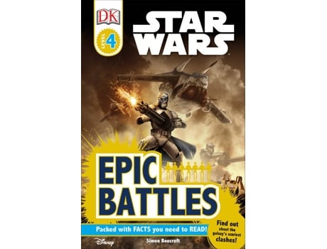 Livro DK Readers L4: Star Wars: Epic Battles de Simon Beecroft