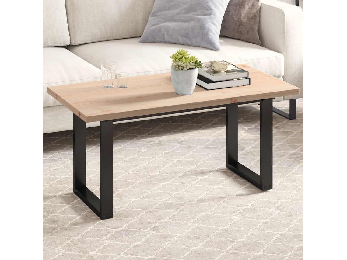 Vidaxl Tampo De Mesa Retangular 100x50x2,5 Cm Madeira De Pinho Maciça