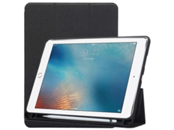 Capa texturizada de tecido Webake para iPad 9.7 e iPad 9.7 polegadas com suporte triplo e compartimentos para caneta