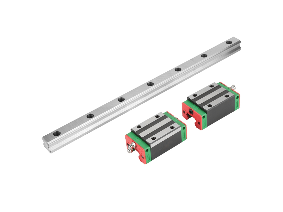 Guia Linear Hgr20 400mm Com Blocos De Deslize