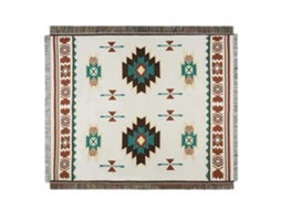 Manta De Piquenique Macia E Aconchegante Com Estampa Xadrez Boho Para Família, Ideal Para Acampamentos E Festas Ao Ar Livre.