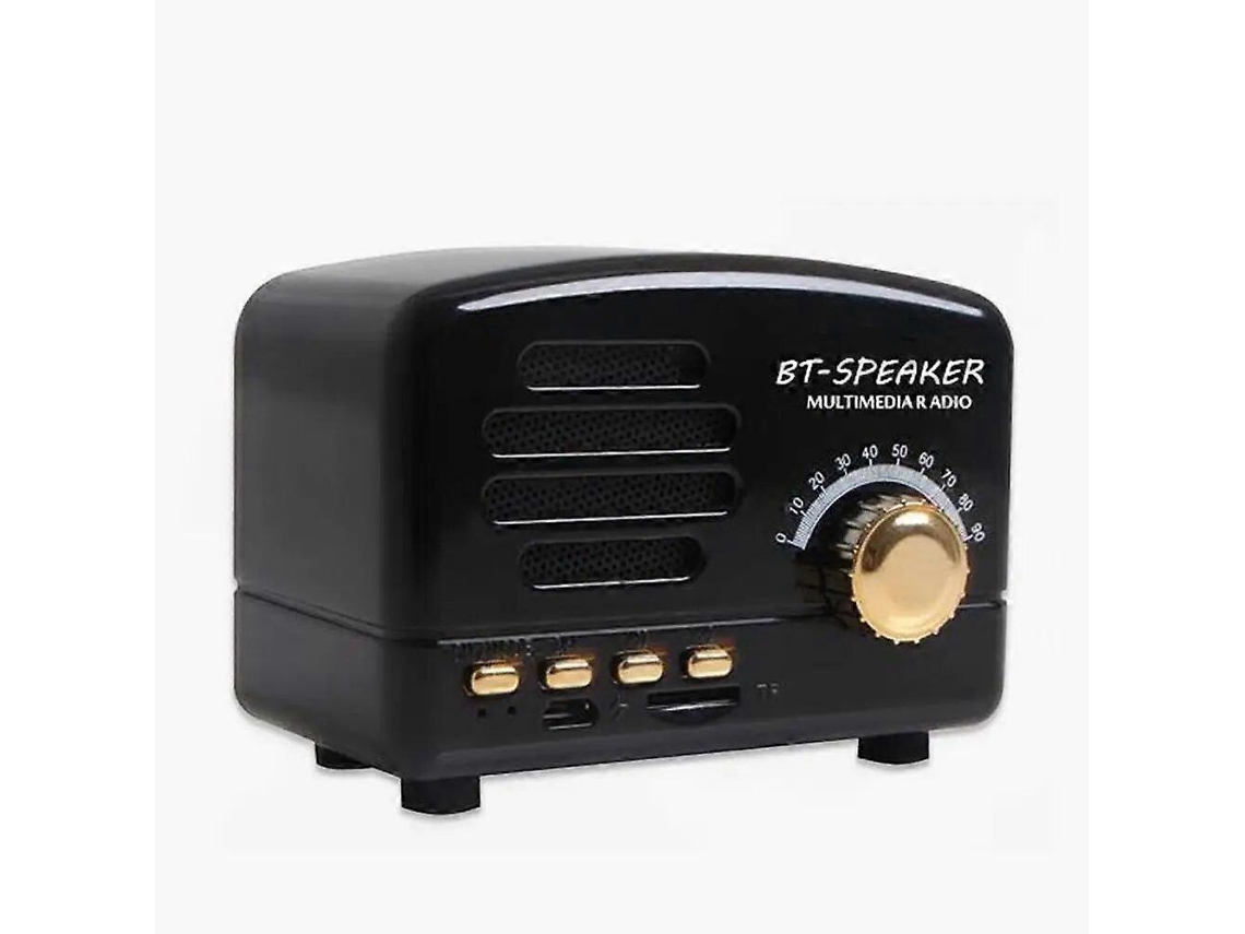Mini Alto Falantes Estéreo Sem Fio Bluetooth Portáteis Retrô Com Som Estéreo De Alta Fidelidade E Reprodutor De Música Olysi Shop