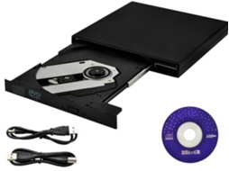 Unidade Óptica Usb Externa Portátil/gravador de Dvd STELASPLEN