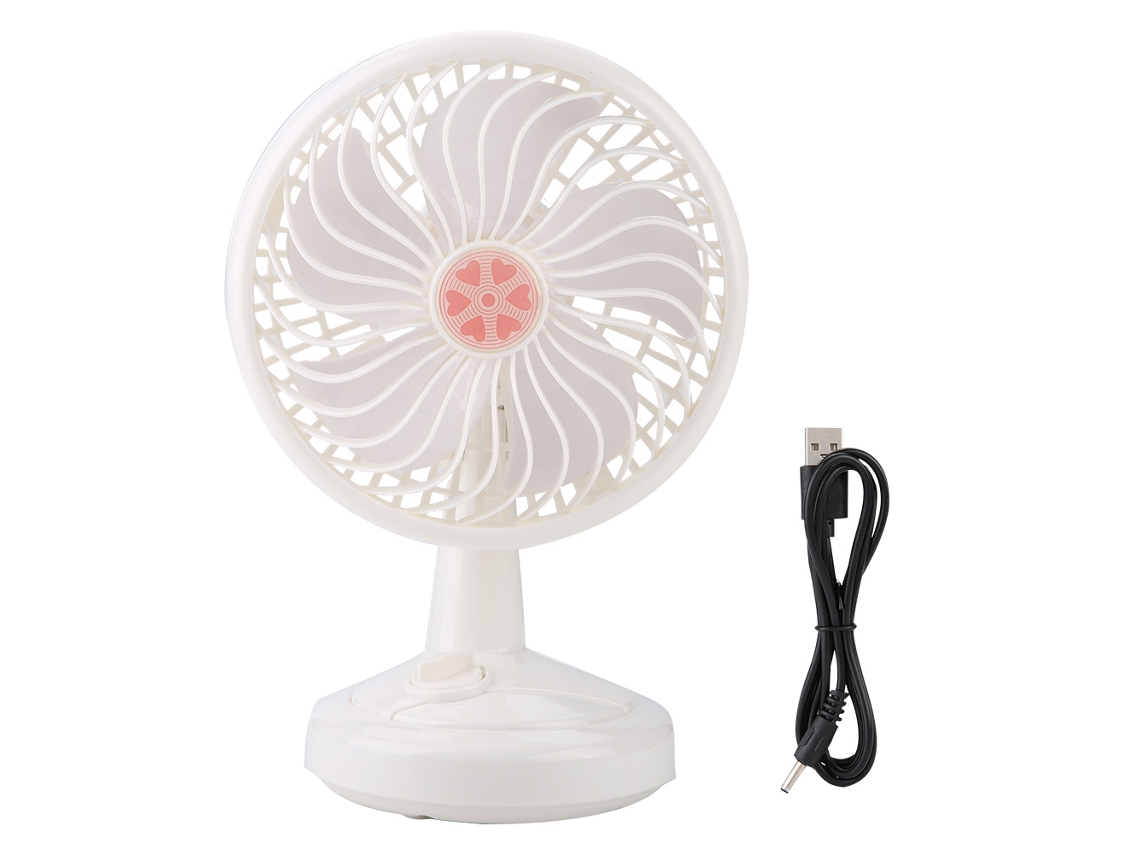 Ventilador Portátil Usb Laxiscreed, Silencioso E Oscilante, Ideal Para Uso Em Casa E No Dormitório
