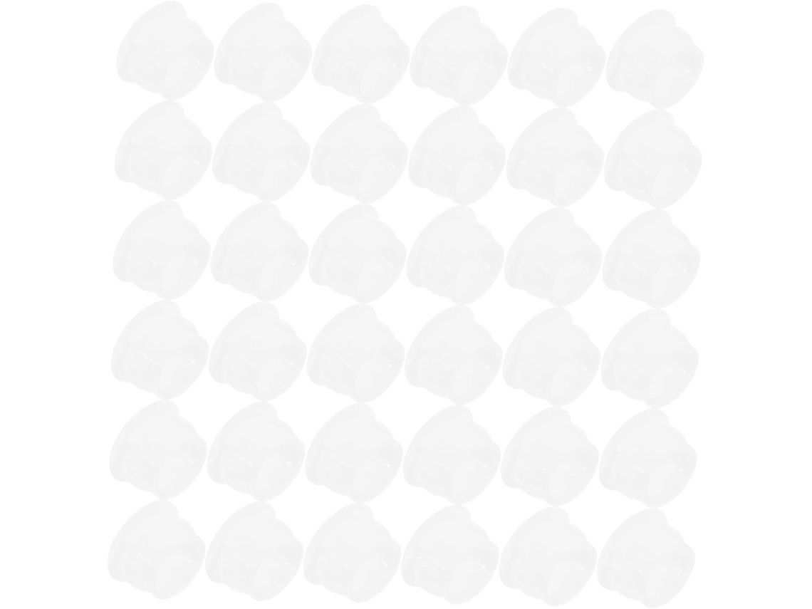 Garneck Conjunto De 100-plugues Plásticos Para Móveis, Plugues Redondos Coloridos Para Escritório, Tampas Para Cabos