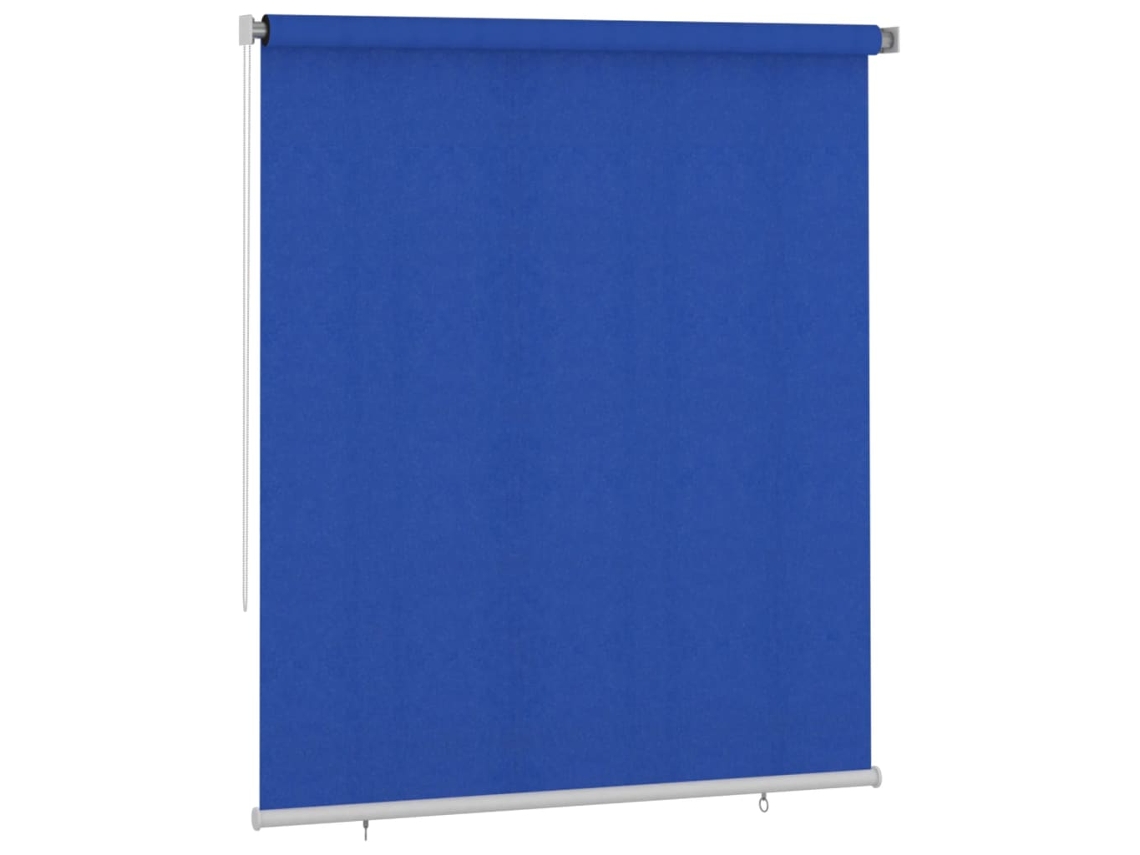Maison Exclusive - Estore De Rolo Para Exterior 205 (l) X 230 (a) Cm Azul Hdpe