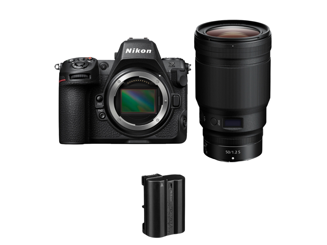 Z8 + Z 50mm F/1.2 S + 1 Nikon En el15c Máquina Fotográfica Híbrida Full frame + Ebook “20 Dicas para Fotos Que Impressionam” NIKON