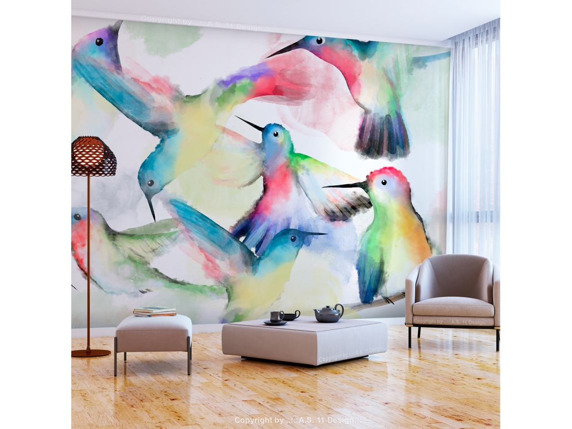 Papel de Parede ARTGEIST Watercolor Birds (150x105)