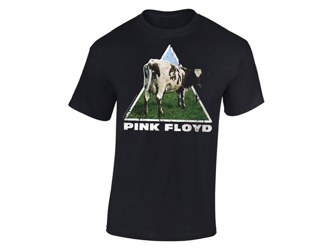 T-Shirt PLASTIC HEAD Pink Floyd - Atom Heart Mother Preto (Tamanho: L)