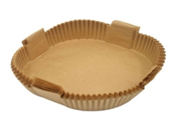 Lurelia Papel Para Air Fryer, 120 Unidades, 20 Cm, Descartável, Natural