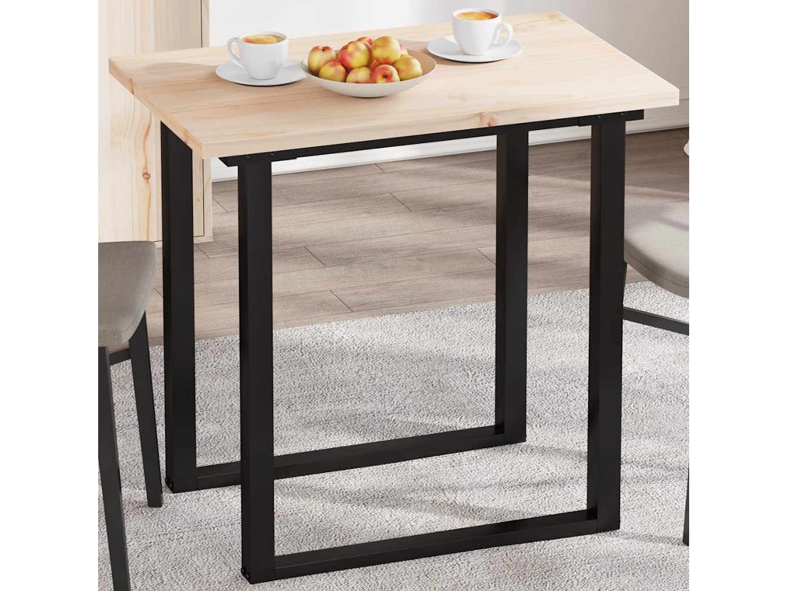 Vidaxl Tampo De Mesa Retangular 80x50x2,5 Cm Pinho Maciço