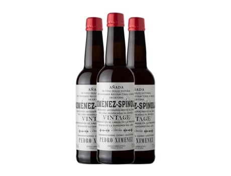 Vinho doce XIMÉNEZ-SPÍNOLA P.X. Vintage Pedro Ximénez Jerez-Xérès-Sherry Meia Garrafa (0.37 L - 3 Unidades)
