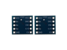 Módulo Potenciômetro Digital X9c104 (2 Unidades), Sensor De Equilíbrio De Ponte