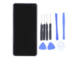 Mali tela Tft para Samsung Galaxy S10 Plus com Moldura Dourado Rosa Display Touch Digitizer Assembly de Substituição