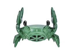 Suporte Para Celular 2 Em 1 Com Alto-falante Bluetooth Forma De Caranguejo Alto-falante Surround 360 Graus Verde