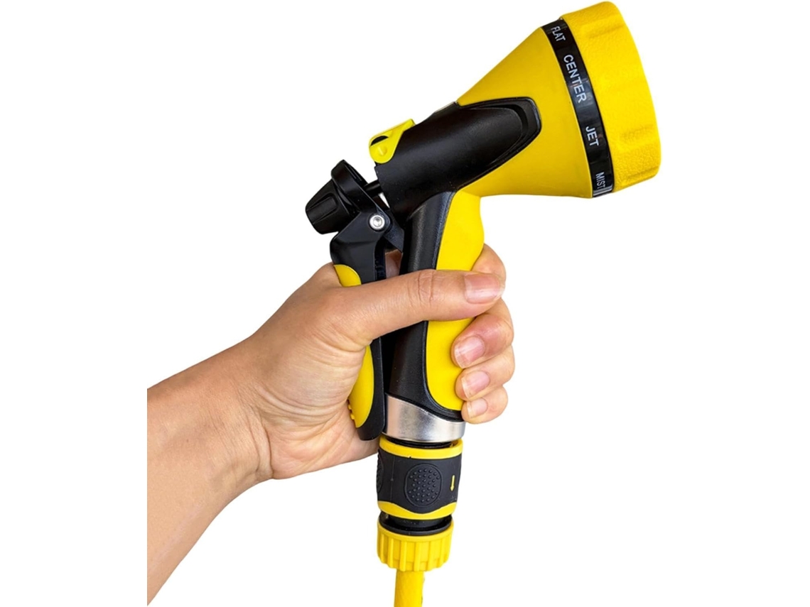 Pistola De Irrigação Com 10 Jatos Ajustáveis E Design Antiderrapante.