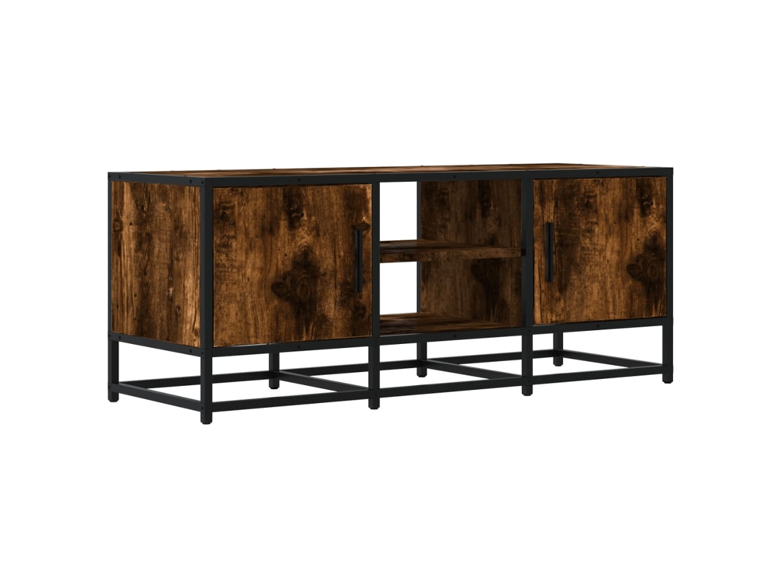 Tv Cabinet, Tv Cabinets Vidaxl Marrom Madeira Processada (n/a)
