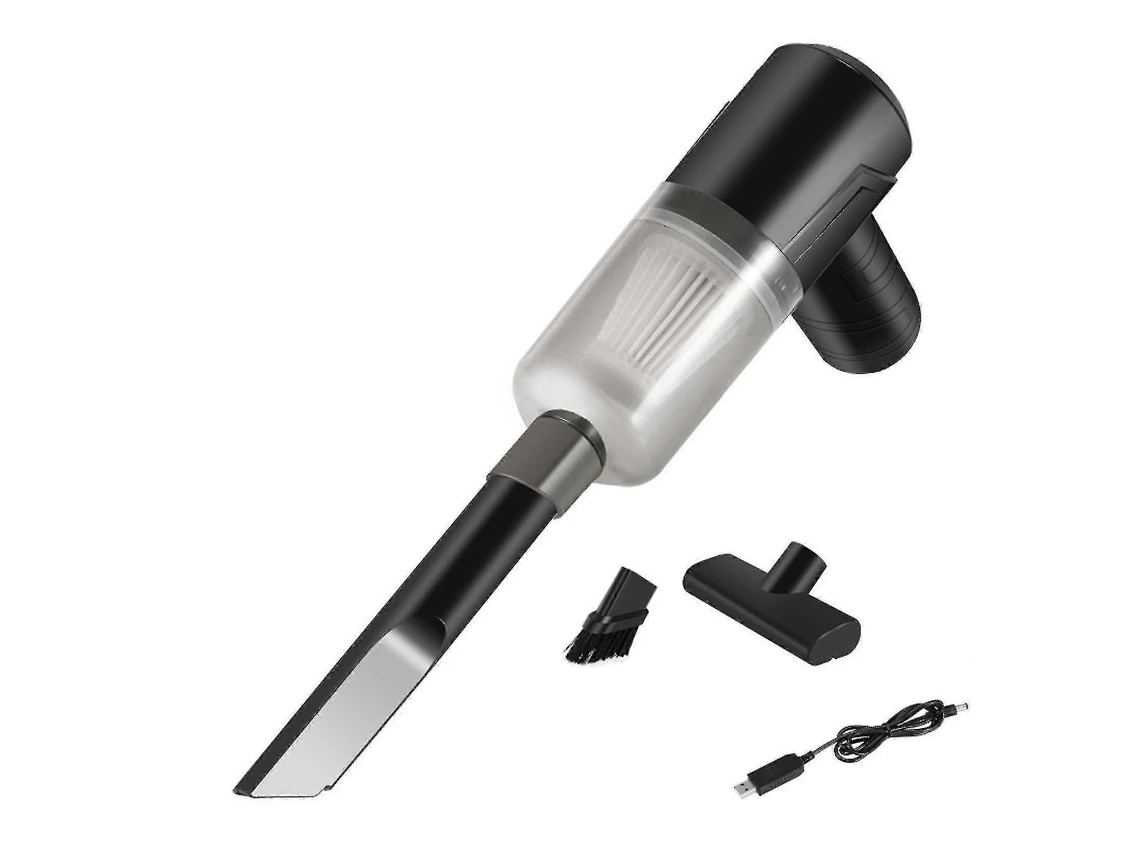 Lurelia Aspirador Portátil Sem Fios Para Carro, 130 W, 2000 Mah, 7,4 V, Usb, Preto
