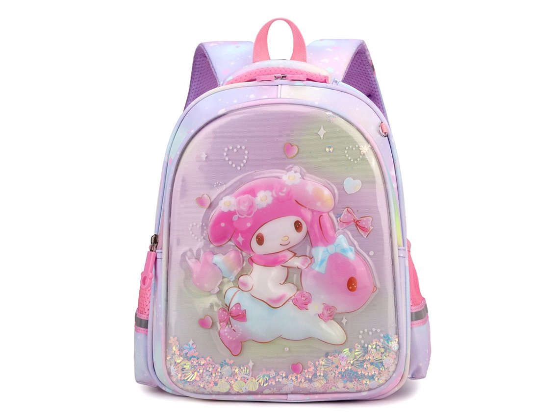 Mochila Escolar, Feminina, Infantil, Fofa, Estampa De Desenho Animado