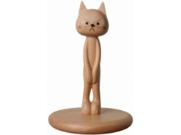 Porta Papel Higiênico Decorativo Em Forma De Gato, Figura De Animal, Base Estável, Decoração Para Casa, Gato Tímido Em